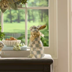 Easter|Spring|MacKenzie-Childs Sterling Check Standing Bunny