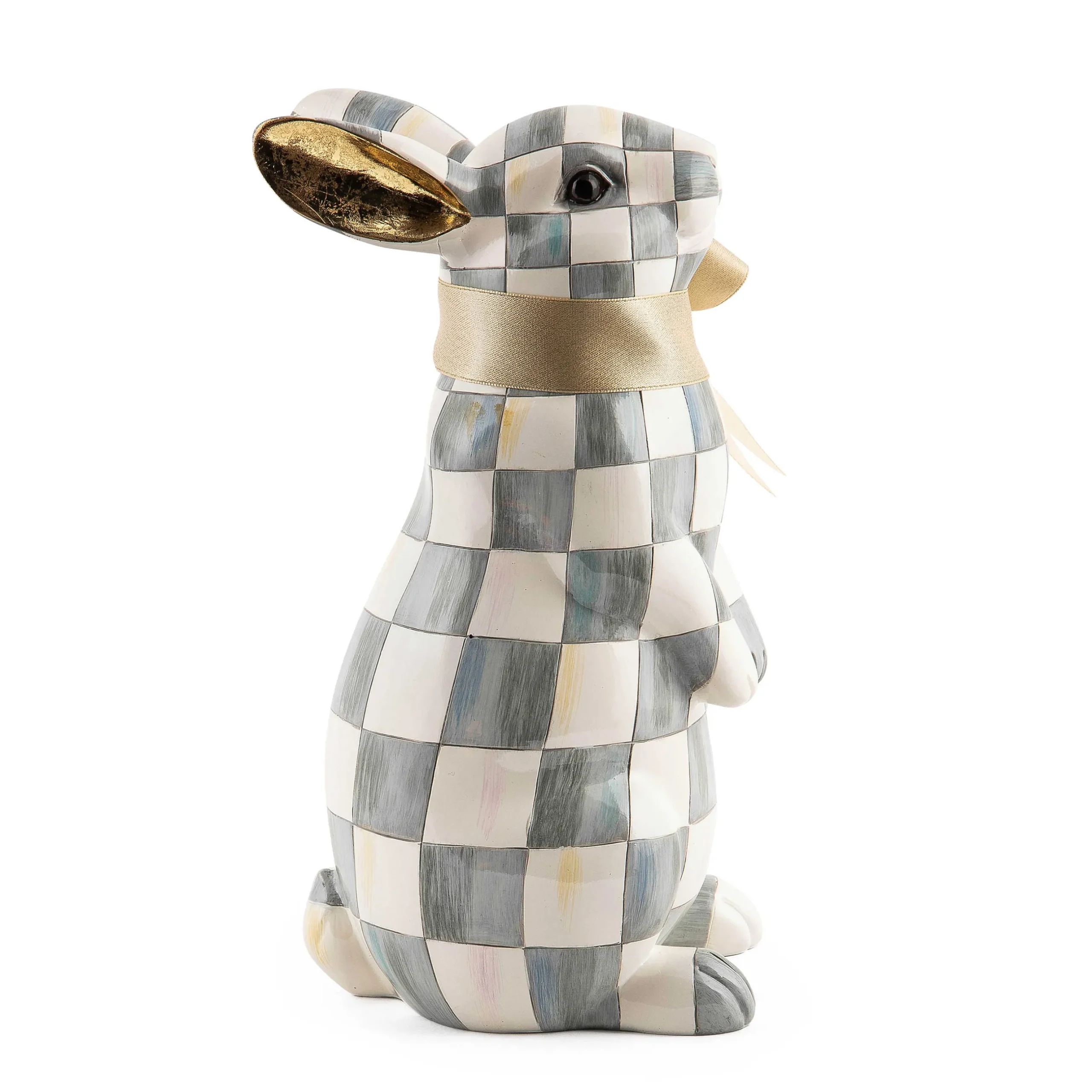 Easter|Spring|MacKenzie-Childs Sterling Check Standing Bunny
