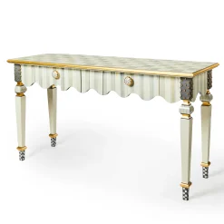 Storage Furniture|Living Room|MacKenzie-Childs Sterling Check  Stripe Console Table