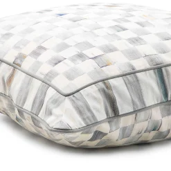 Pillows, Throws, & Cushions|MacKenzie-Childs Sterling Check Throw Pillow