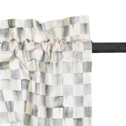 Room Accents|MacKenzie-Childs Sterling Check Valance