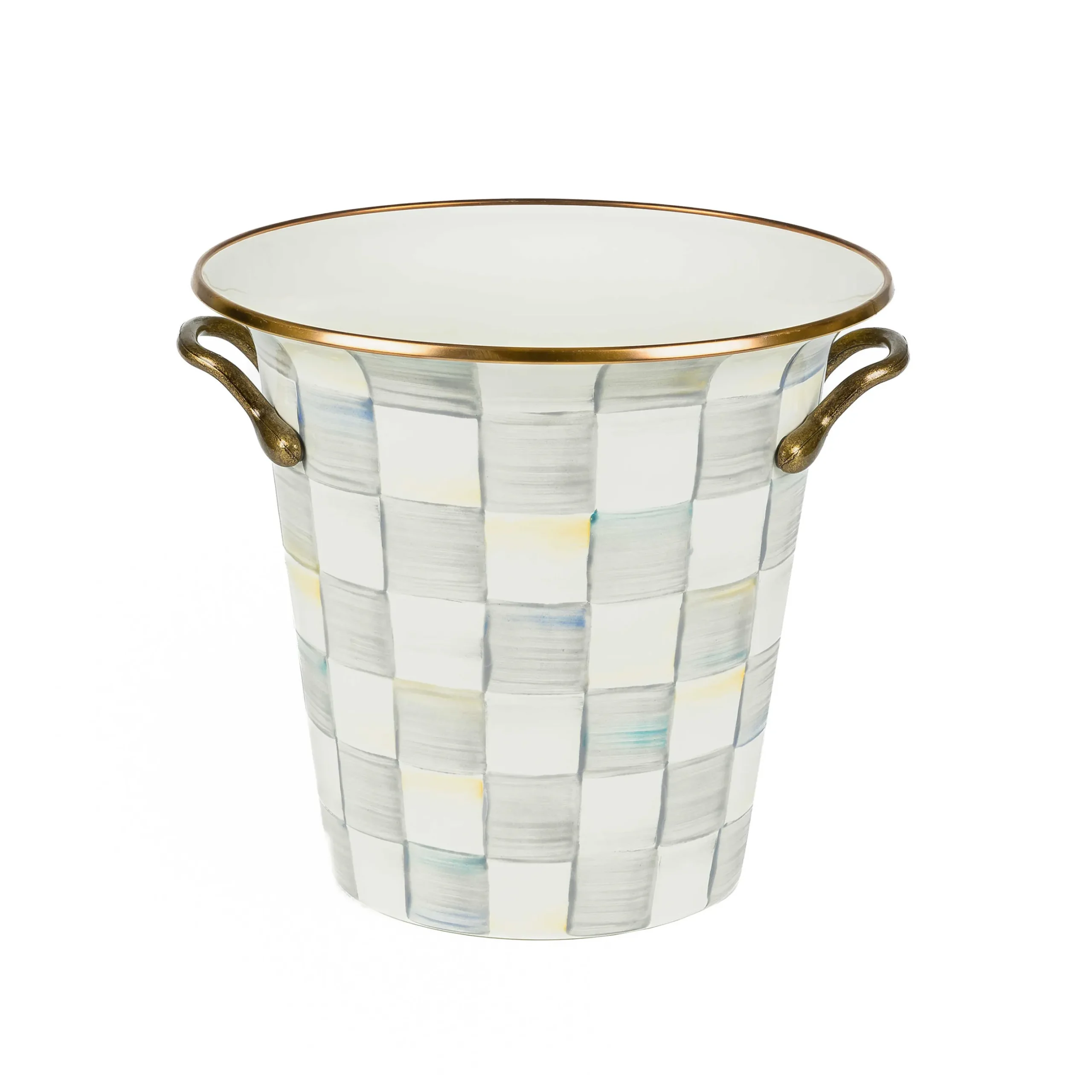 Bar Entertaining|Serveware|MacKenzie-Childs Sterling Check Wine Cooler