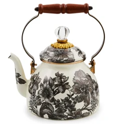 The Coffee Shop|Fall Entertaining|MacKenzie-Childs Sterling English Garden 2 Quart Tea Kettle