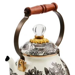 The Coffee Shop|Fall Entertaining|MacKenzie-Childs Sterling English Garden 2 Quart Tea Kettle