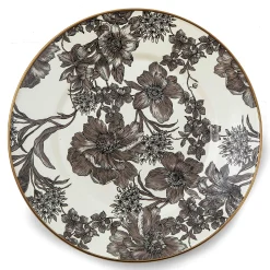 Spring|Dinnerware & Flatware|MacKenzie-Childs Sterling English Garden Enamel Dinner Plate