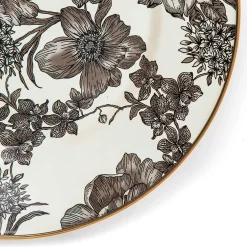 Spring|Dinnerware & Flatware|MacKenzie-Childs Sterling English Garden Enamel Dinner Plate
