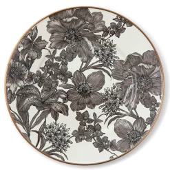 Spring|Dinnerware & Flatware|MacKenzie-Childs Sterling English Garden Enamel Salad/Dessert Plate