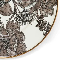 Spring|Dinnerware & Flatware|MacKenzie-Childs Sterling English Garden Enamel Salad/Dessert Plate