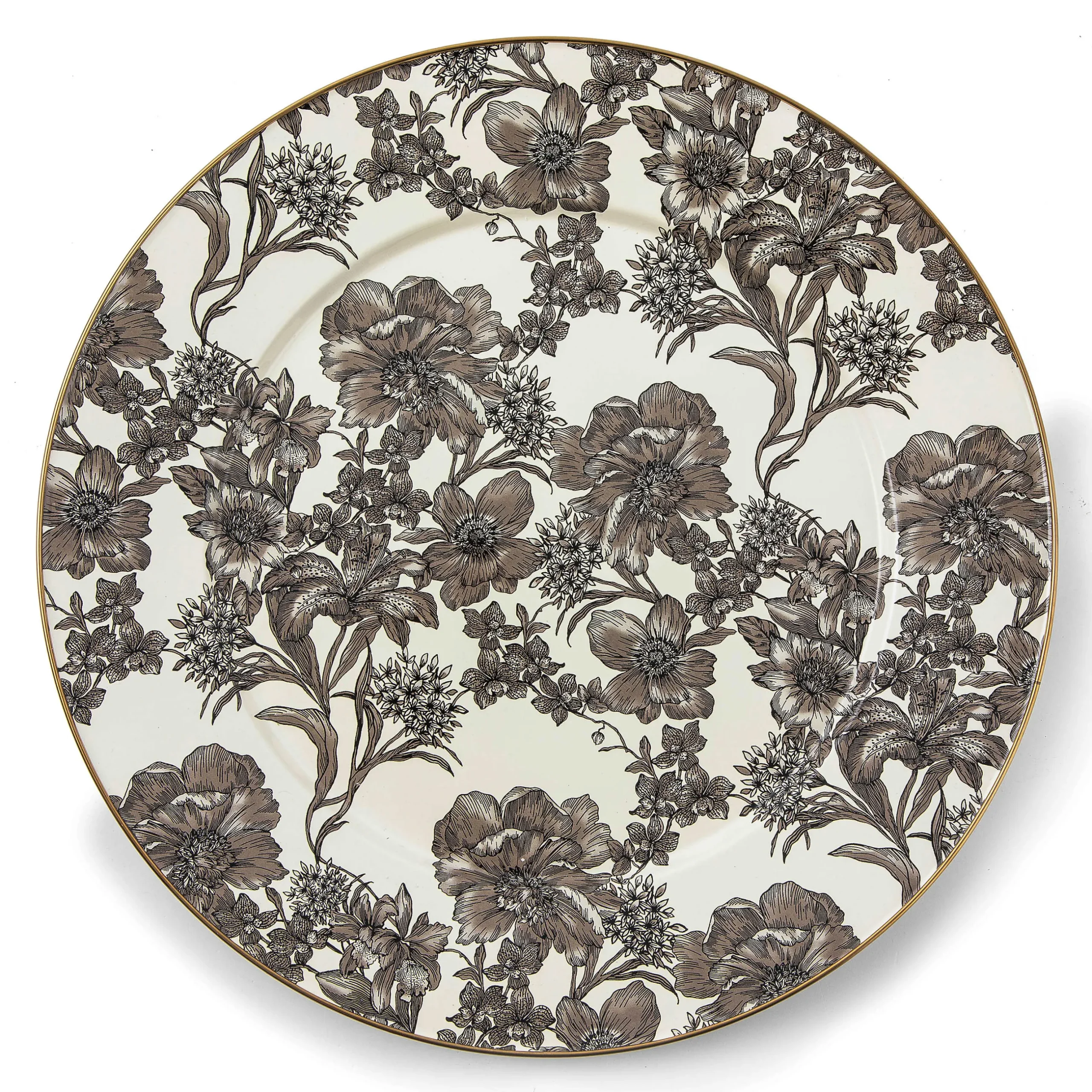 Spring|Bar Entertaining|MacKenzie-Childs Sterling English Garden Enamel Serving Platter