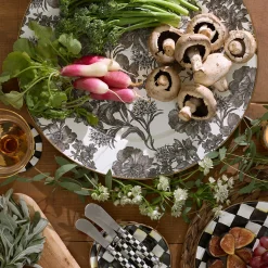 Spring|Bar Entertaining|MacKenzie-Childs Sterling English Garden Enamel Serving Platter