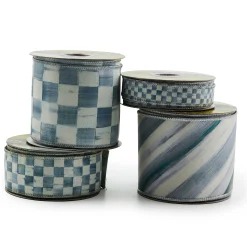 Finishing Touches|MacKenzie-Childs Sterling Stripe 4 Ribbon