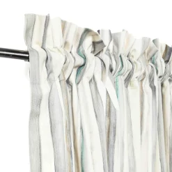 Room Accents|MacKenzie-Childs Sterling Stripe Curtain Panel