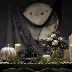 Pumpkins|The Halloween Shop|MacKenzie-Childs Sterling Stripe Medium Pumpkin
