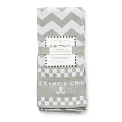 Kitchen & Table Linens|MacKenzie-Childs Sterling Zig Zag Dish Towels, Set of 3