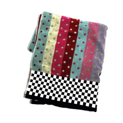 Bath & Bath Accessories|MacKenzie-Childs Stripe Dot Confetti Bath Towel