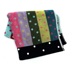 Bath & Bath Accessories|MacKenzie-Childs Stripe  Dot Confetti Hand Towel