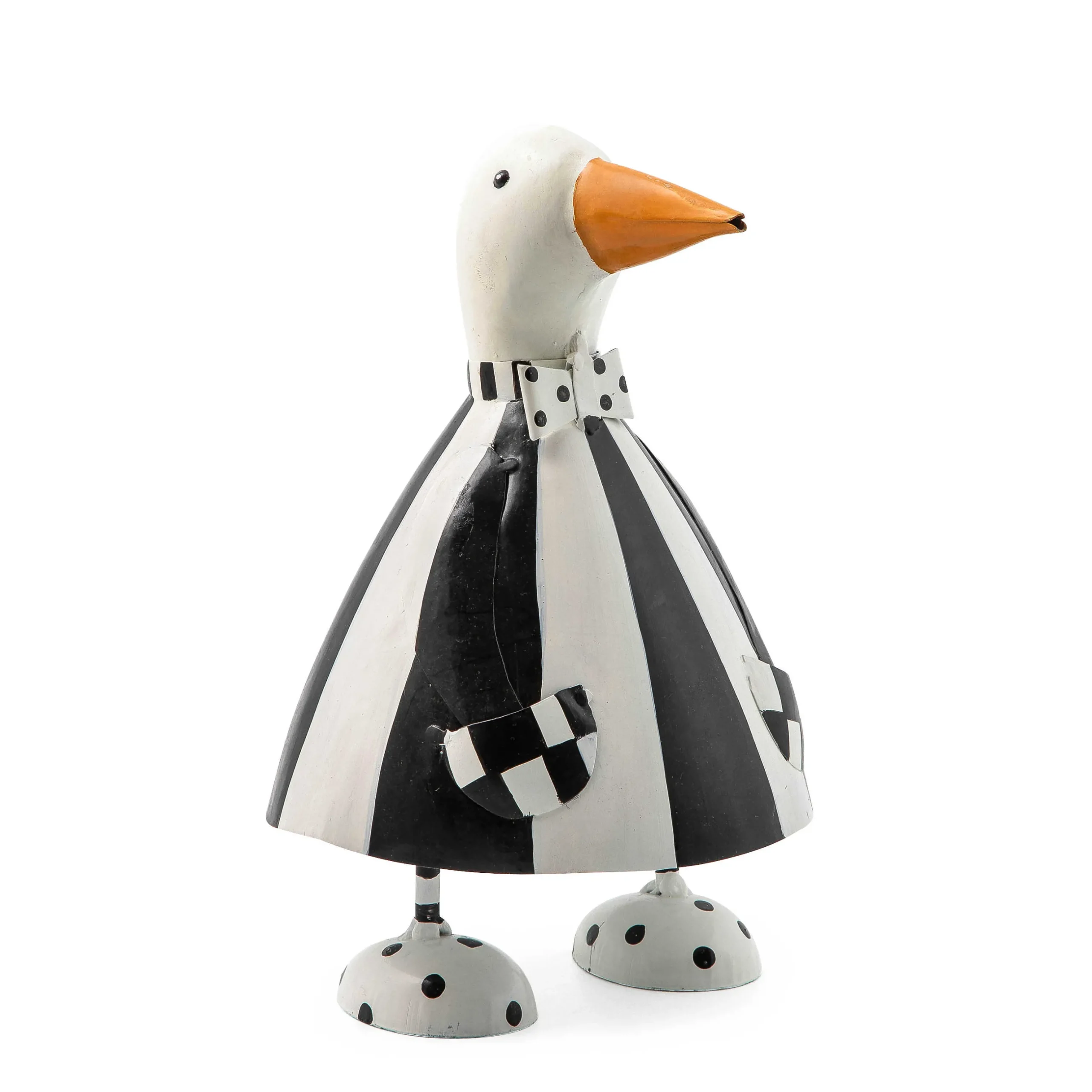 Spring|Outdoor|MacKenzie-Childs Striped Metal Goose