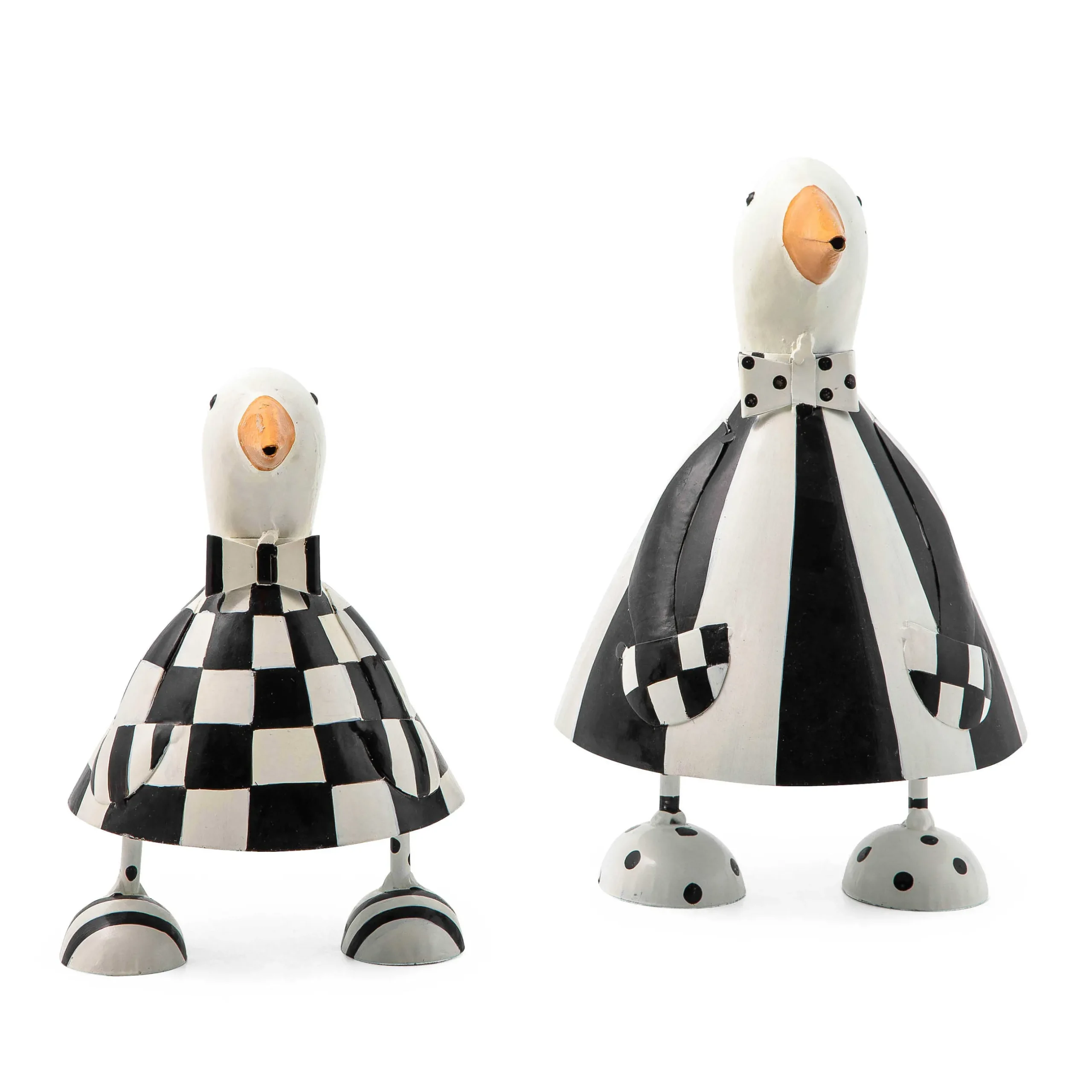 Spring|Outdoor|MacKenzie-Childs Striped Metal Goose
