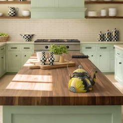 Fall Entertaining|Tea Kettles|MacKenzie-Childs Sunflower 2 Quart Tea Kettle