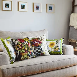 Spring|Pillows, Throws, & Cushions|MacKenzie-Childs Sunflower Throw Pillow