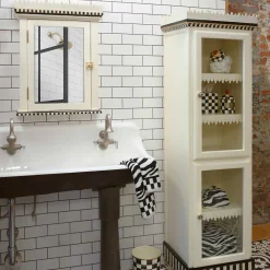 Kitchen Storage & Organization|MacKenzie-Childs Sweets Jar with Courtly Check Enamel Lid