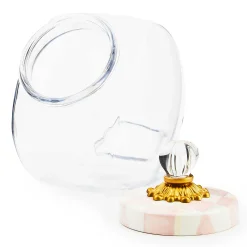 Spring|Kitchen Storage & Organization|MacKenzie-Childs Sweets Jar with Rosy Check Enamel Lid