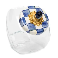 Kitchen Storage & Organization|MacKenzie-Childs Sweets Jar with Royal Check Lid