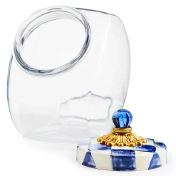 Kitchen Storage & Organization|MacKenzie-Childs Sweets Jar with Royal Check Lid
