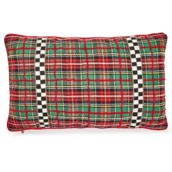 Pillows, Throws, & Cushions|MacKenzie-Childs Tartan Beaded Lumbar Pillow