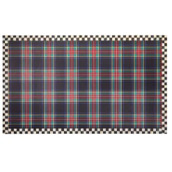Rugs|MacKenzie-Childs Tartan Black 3' x 5' Floor Mat