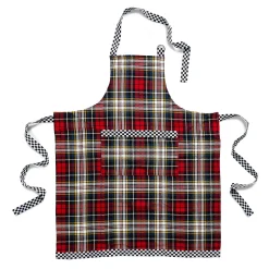 Accessories|Kitchen & Table Linens|MacKenzie-Childs Tartan Check Woven Apron