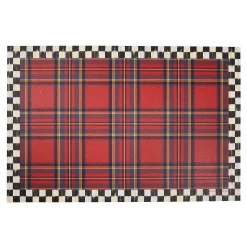 Rugs|MacKenzie-Childs Tartan Red 2' x 3' Floor Mat