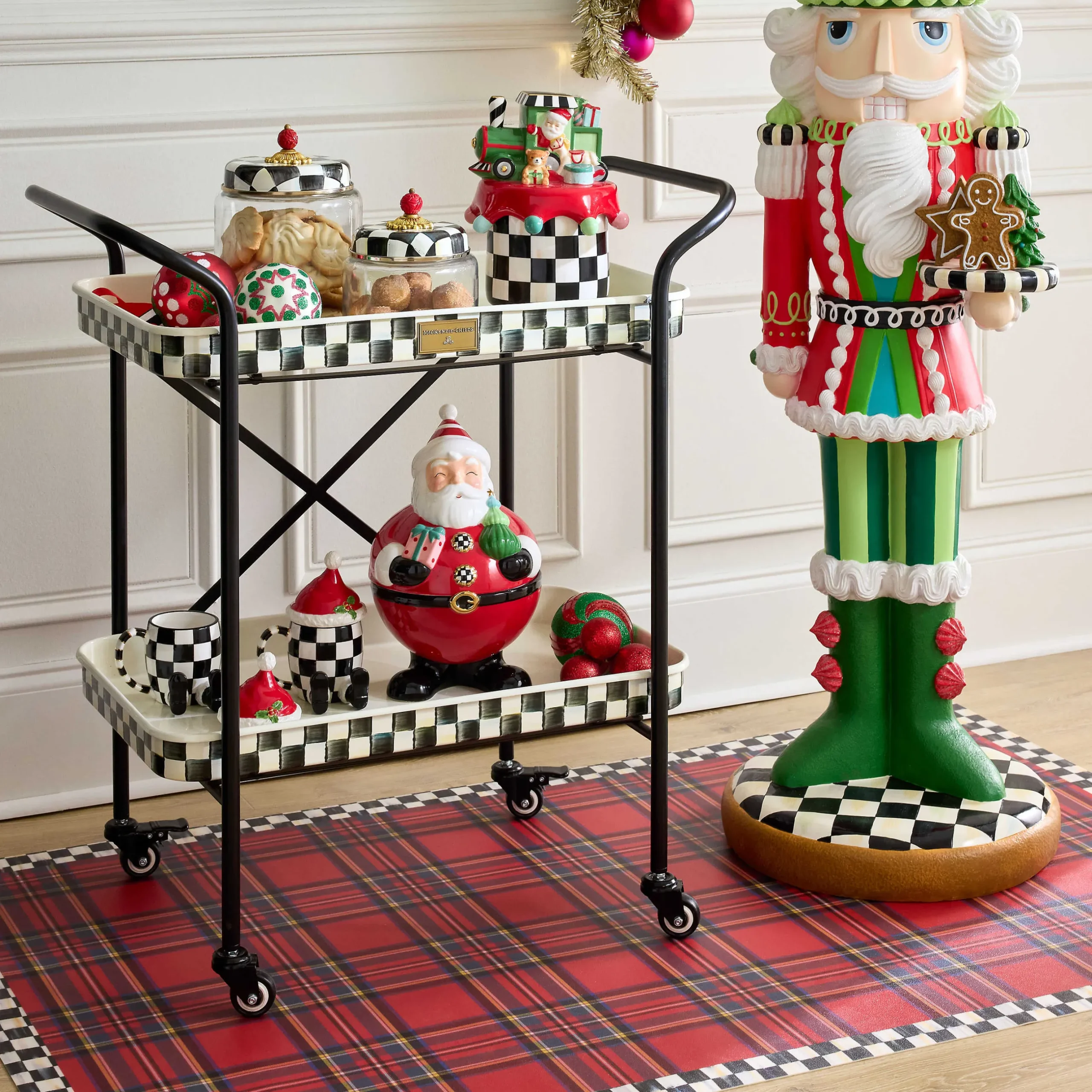 Rugs|MacKenzie-Childs Tartan Red 3' x 5' Floor Mat