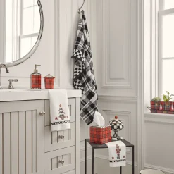 Holiday|Bath & Bath Accessories|MacKenzie-Childs Tartan Red Soap Pump