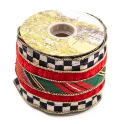Holiday|Finishing Touches|MacKenzie-Childs Tartan Regal 4 Ribbon