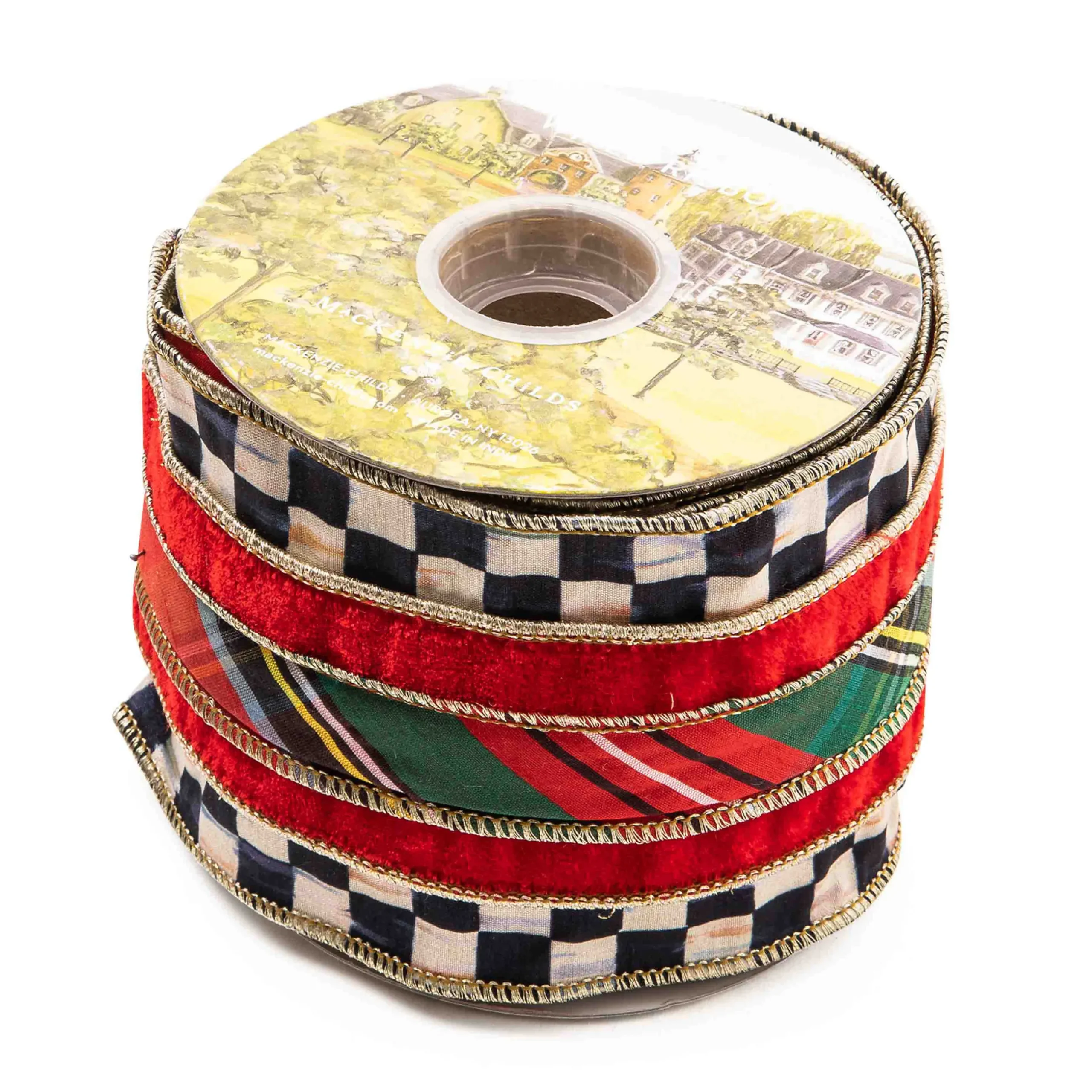 Holiday|Finishing Touches|MacKenzie-Childs Tartan Regal 4 Ribbon