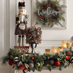 Holiday|Room Accents|MacKenzie-Childs Tartastic Bagpiper Nutcracker