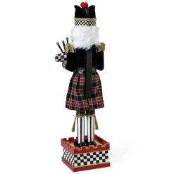 Holiday|Room Accents|MacKenzie-Childs Tartastic Bagpiper Nutcracker