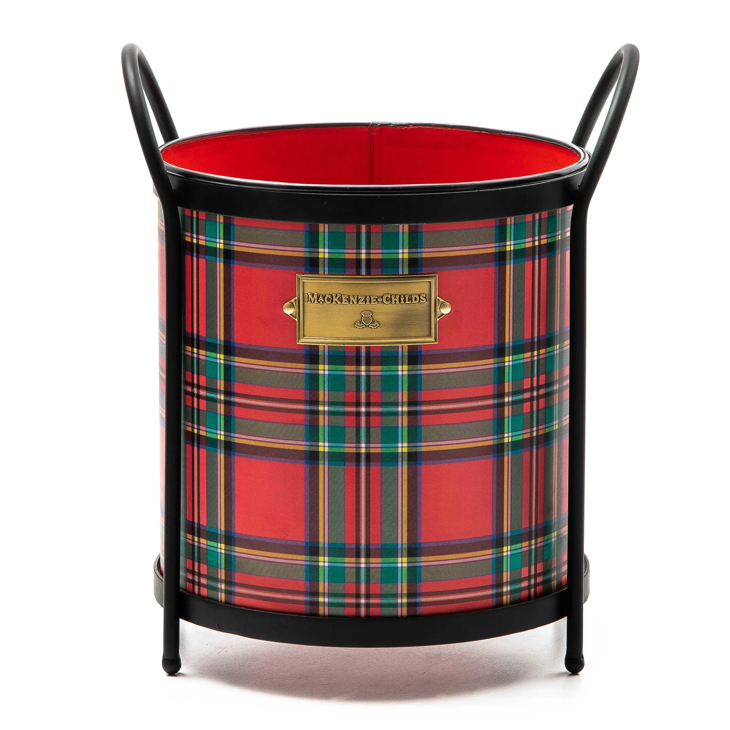 Holiday|Outdoor|MacKenzie-Childs Tartastic Kindling Holder