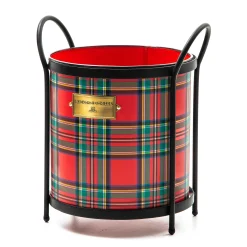 Holiday|Outdoor|MacKenzie-Childs Tartastic Kindling Holder