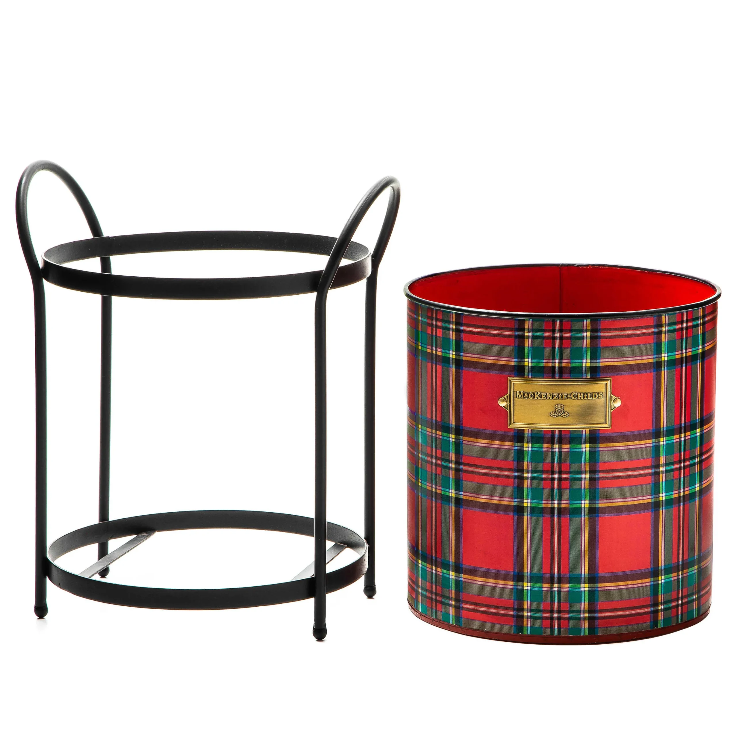 Holiday|Outdoor|MacKenzie-Childs Tartastic Kindling Holder