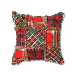 Holiday|Pillows, Throws, & Cushions|MacKenzie-Childs Tartastic Patch Throw Pillow