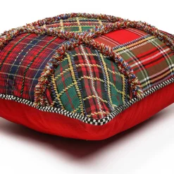 Holiday|Pillows, Throws, & Cushions|MacKenzie-Childs Tartastic Patch Throw Pillow