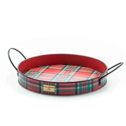 Holiday|Outdoor|MacKenzie-Childs Tartastic Serving Trays, Set of 2