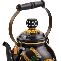 Fall Entertaining|Tea Kettles|MacKenzie-Childs Tattoo 2 Quart Tea Kettle