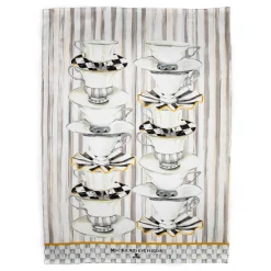 Kitchen & Table Linens|MacKenzie-Childs Tea Cups Dish Towel