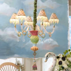Lighting|MacKenzie-Childs Thistle Chandelier