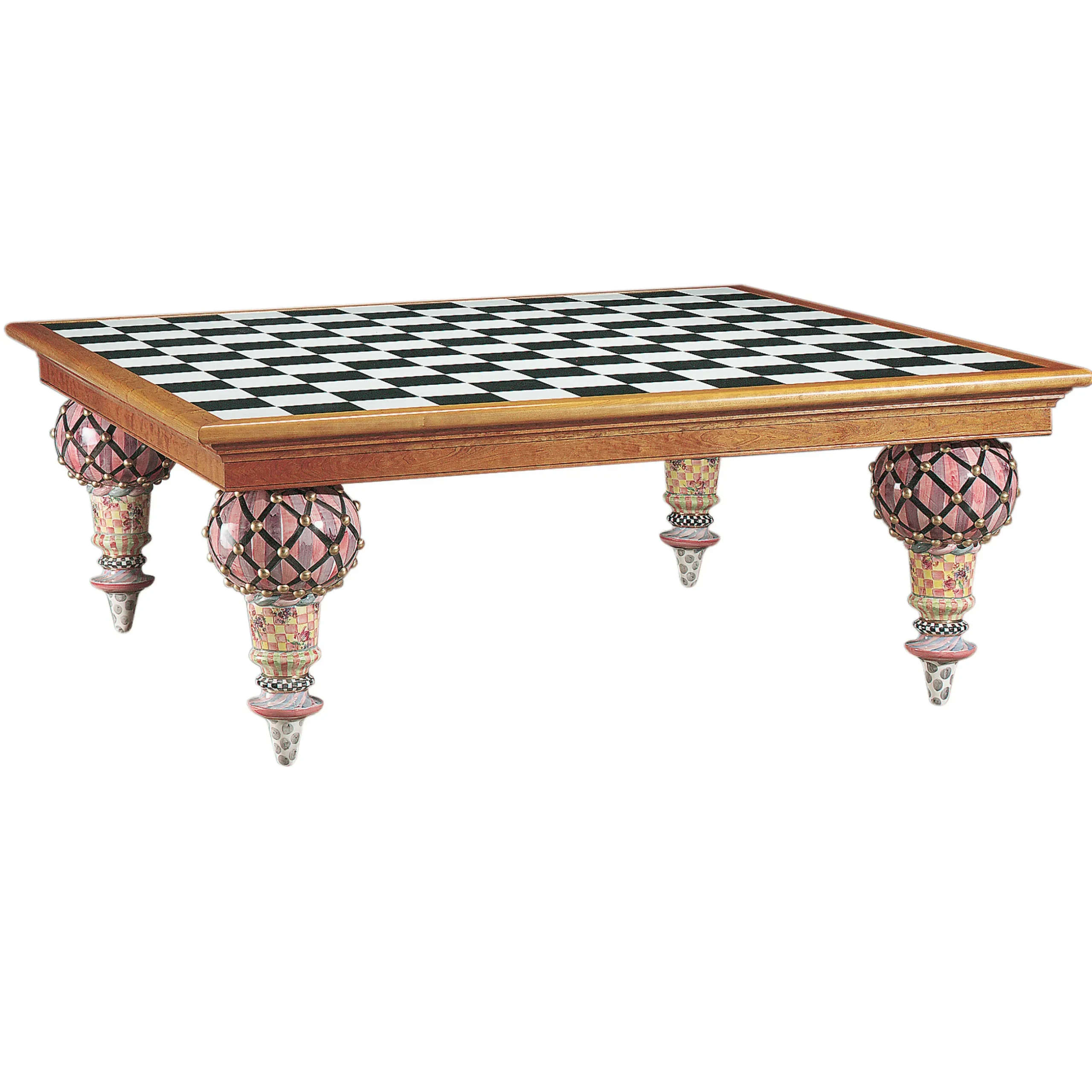 Dining Room & Kitchen|MacKenzie-Childs Train 5' x 5' Dining Table