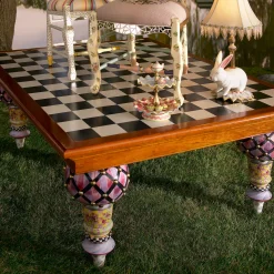 Dining Room & Kitchen|MacKenzie-Childs Train 5' x 5' Dining Table