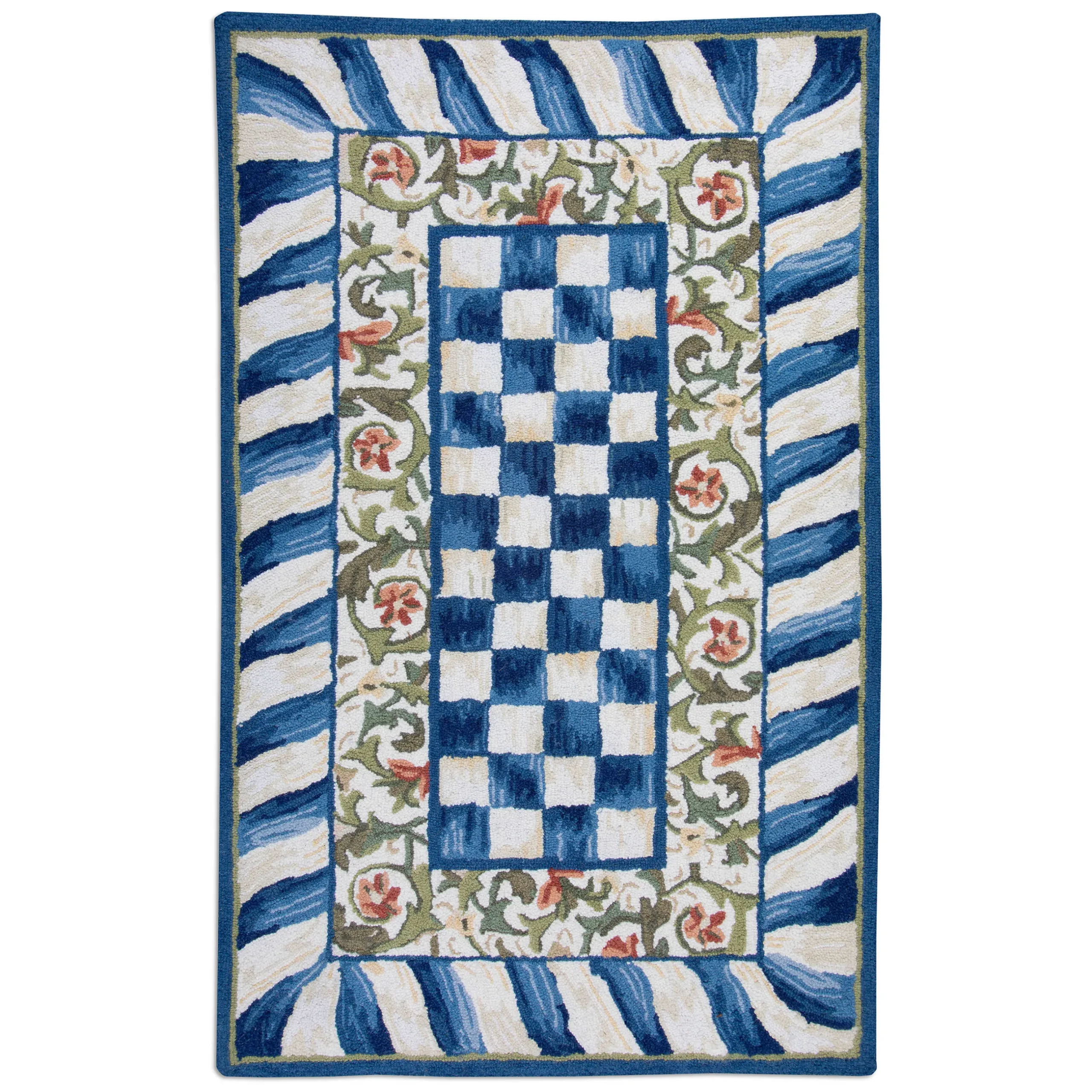 Rugs|MacKenzie-Childs Truly Royal Check 3' x 5' Rug
